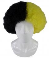 flagwigs, football wigs, fan wigs, afro wigs, mullet wigs, bob wigs, euro wigs,  premier league wigs,Borussia Dortmund Afro Wig